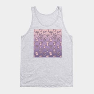 Pretty Pink Mushrooms Tank Top